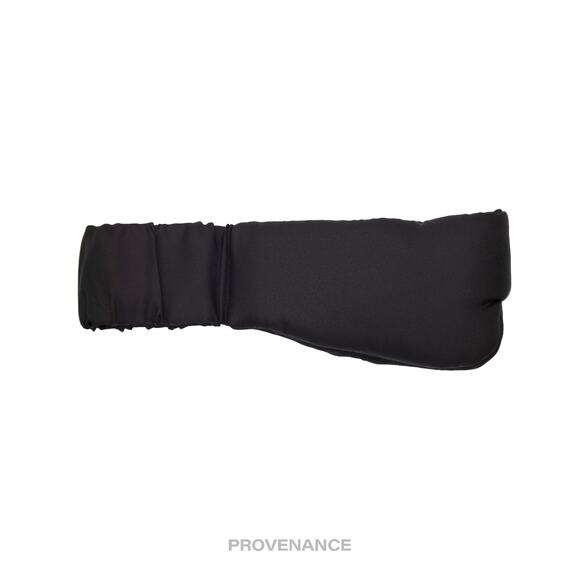 🔴 Prada Travel Sleep Mask - Black Satin Twill - Picture 2 of 4